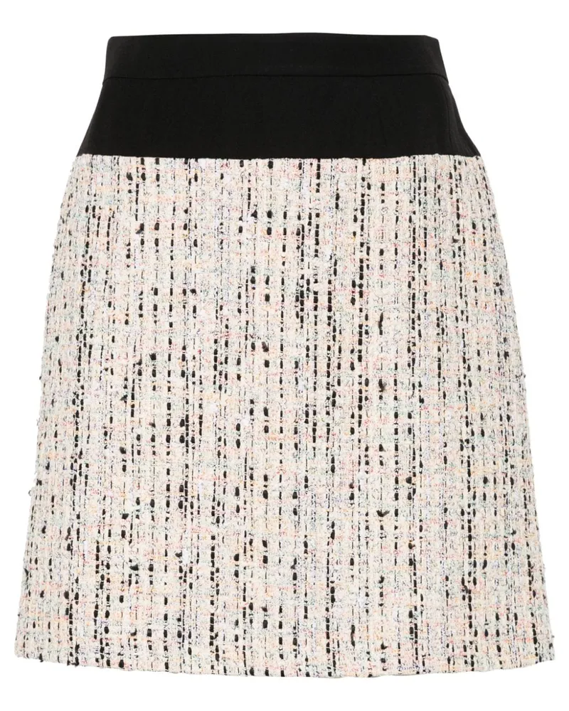 Alexander McQueen Hybrid Minirock aus Tweed - Nude Nude
