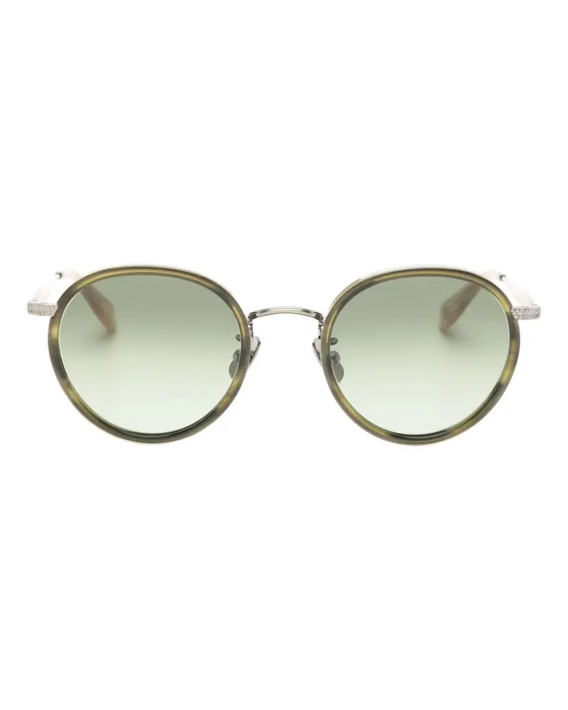 Garrett Leight x Wilson round-frame sunglasses - Grün Grün