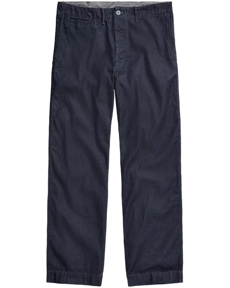 Ralph Lauren Jeans-Chino mit geradem Bein - Blau Blau