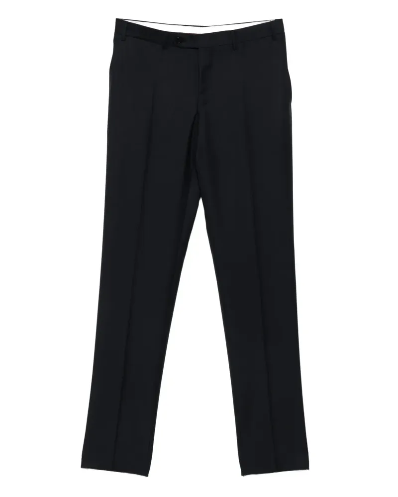 Canali Klassische Hose - Blau Blau