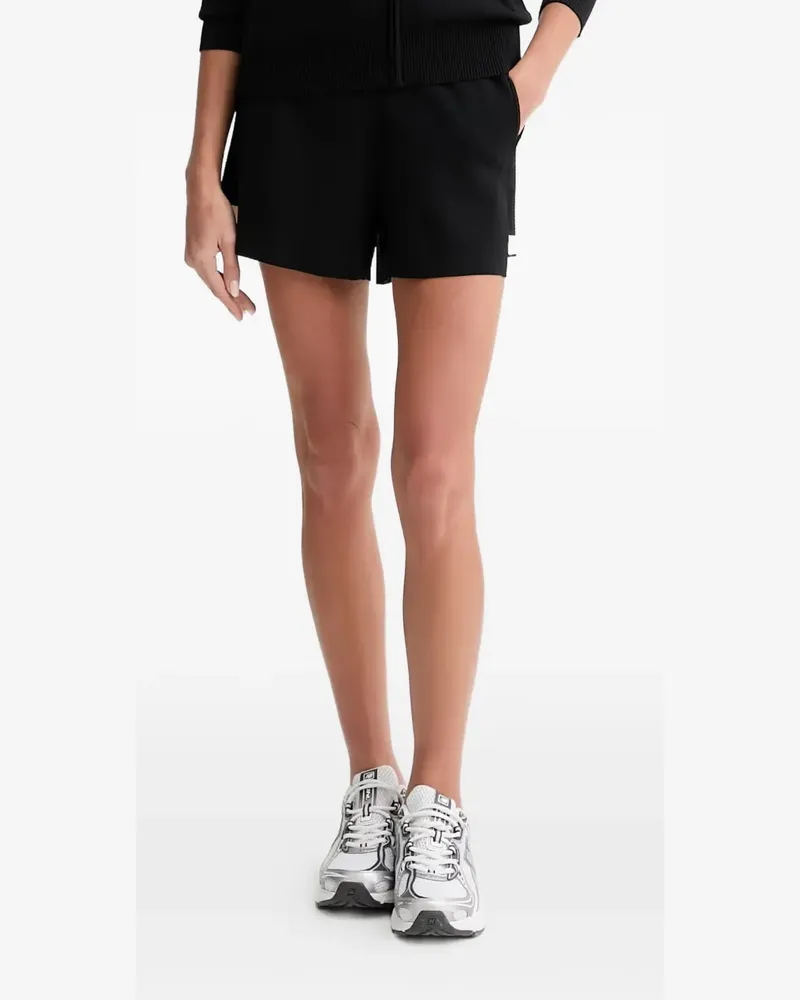 Guess drawstring side-stripe mini shorts - Schwarz Schwarz