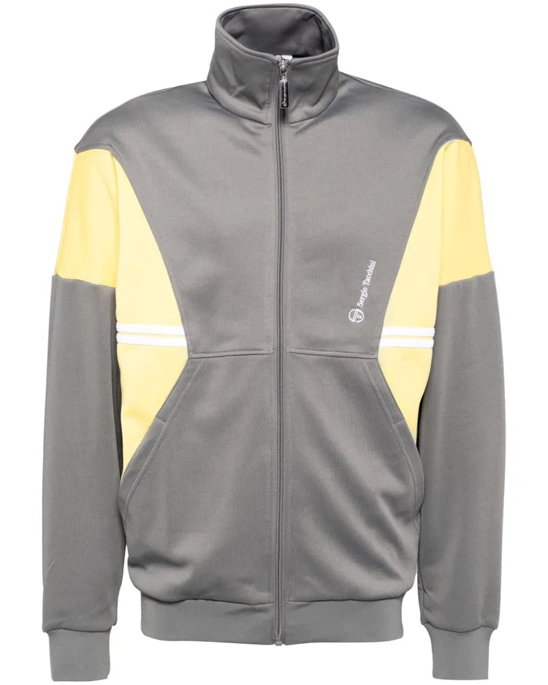 Sergio Tacchini Bestickte Sportjacke - Grau Grau