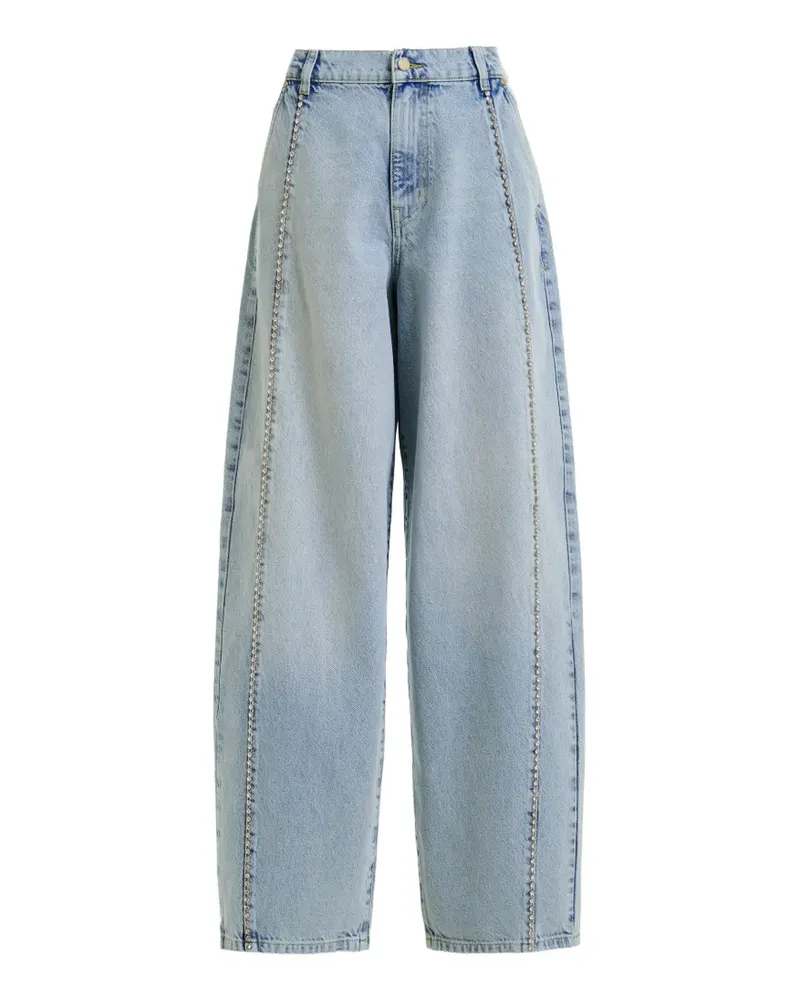 Essentiel Strassverzierte Jeans - Blau Blau