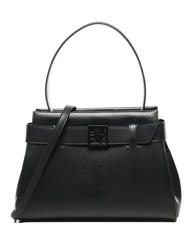 Armani Exchange Handtasche mit Logo - Schwarz Schwarz