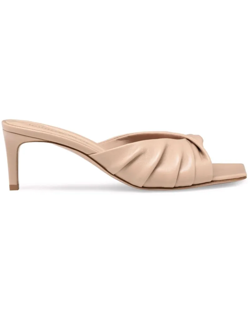 Gianvito Rossi Selene Mules 55mm - Nude Nude