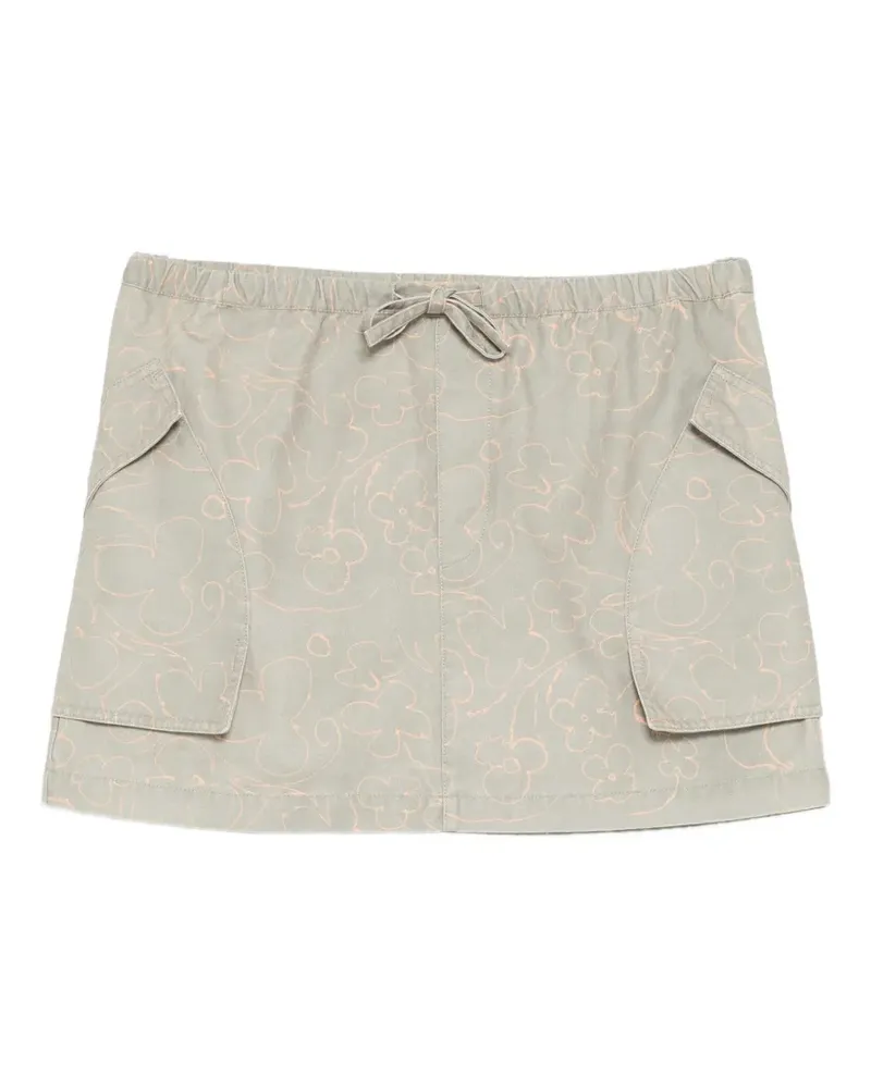 JNBY Minirock mit Blumen-Print - Grau Grau