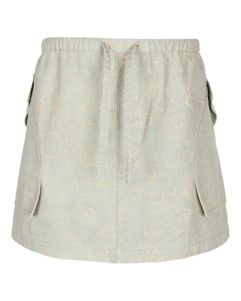 JNBY Minirock mit Blumen-Print - Grau Grau