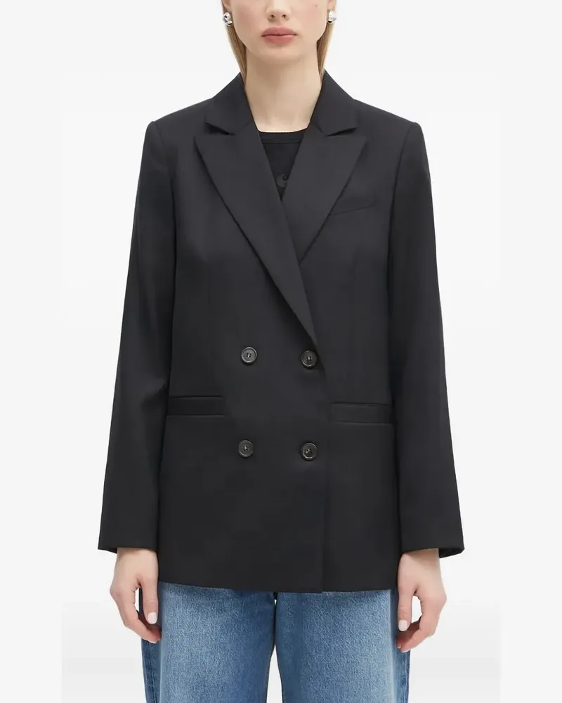 A.P.C. Doppelreihiger Lucy Blazer - Schwarz Schwarz