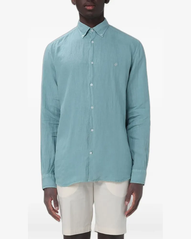 Brooksfield button-down shirt - Blau Blau