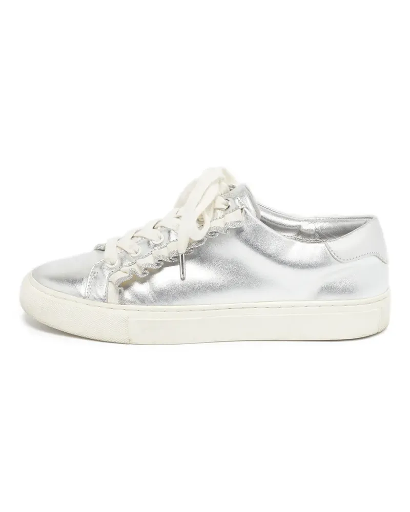 Tory Burch Sneakers mit Rüschenbesatz - Silber Silber