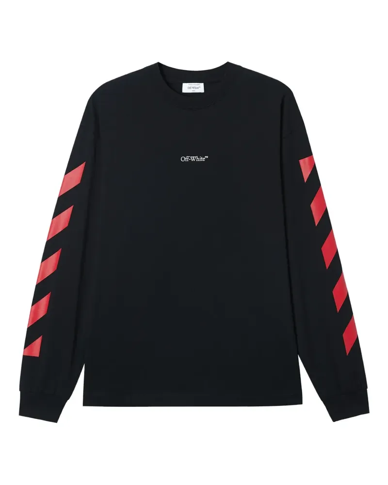 OFF-WHITE Sweatshirt mit Arrow-Motiv - Schwarz Schwarz
