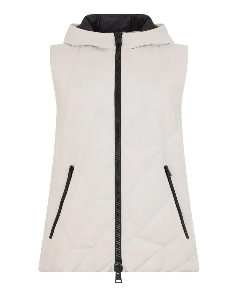 Herno zip-up quilted vest - Grau Grau