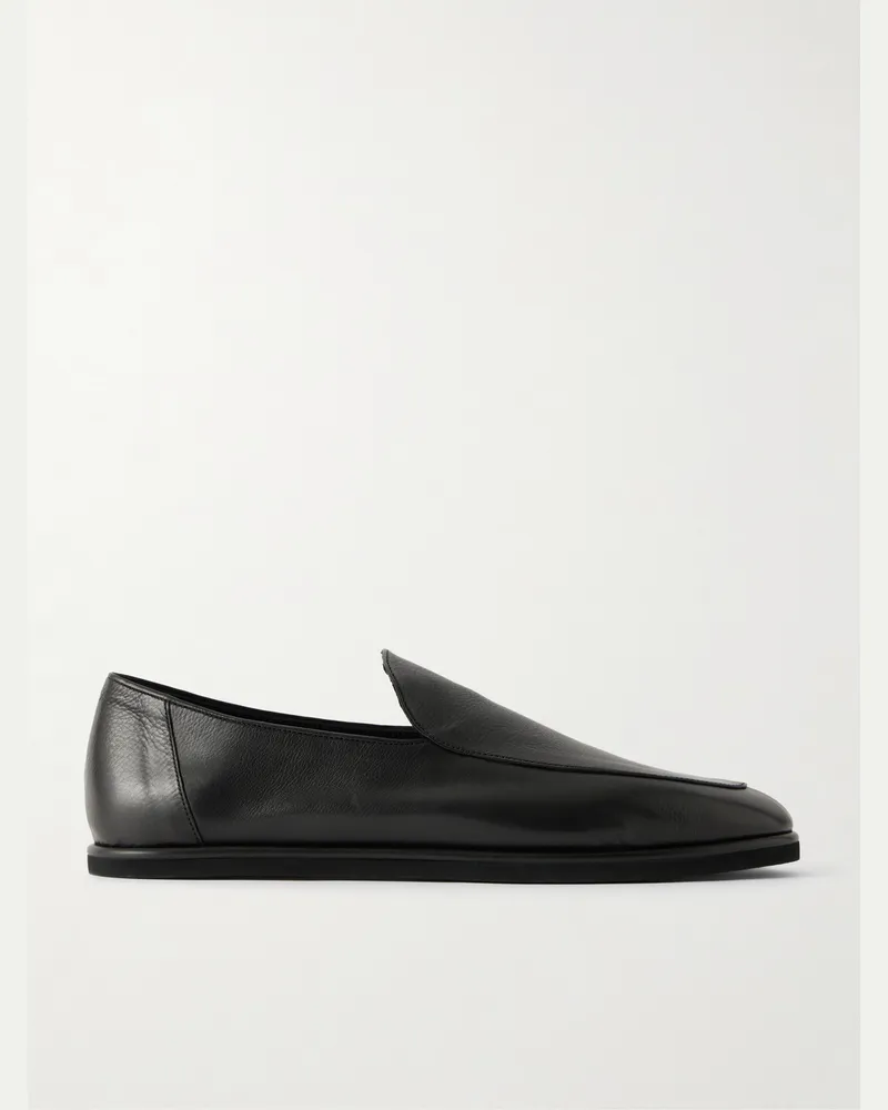 AURALEE Leather Loafers Black