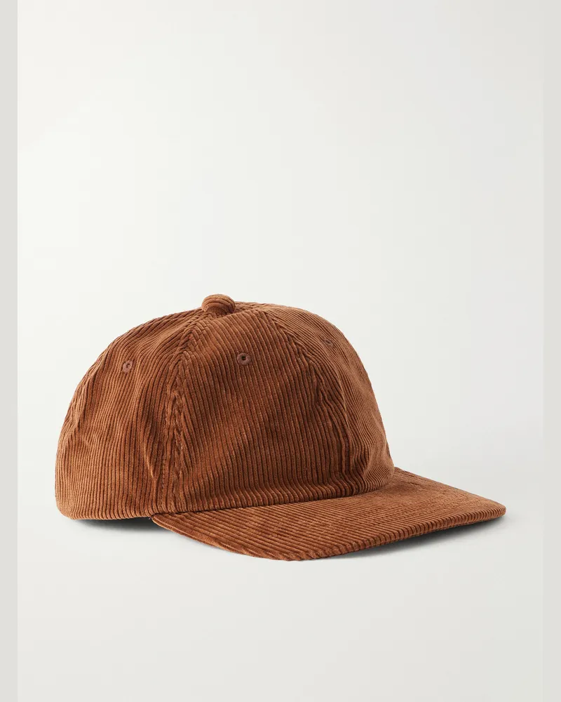 Beams Plus Cotton-Corduroy Hat Brown