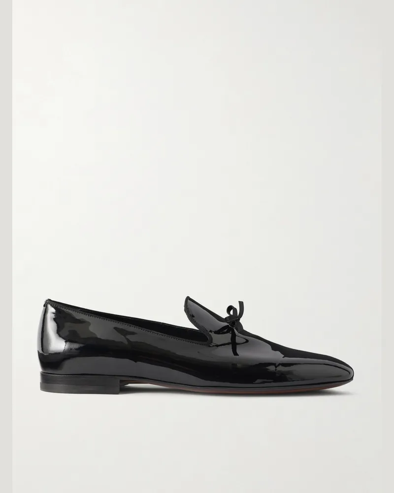 Tom Ford Scott Patent-Leather Loafers Black