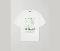 Oversized Printed Cotton-Jersey T-Shirt