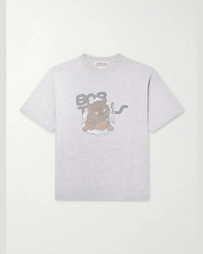 Remi Relief Bob Printed Cotton-Jersey T-Shirt Gray