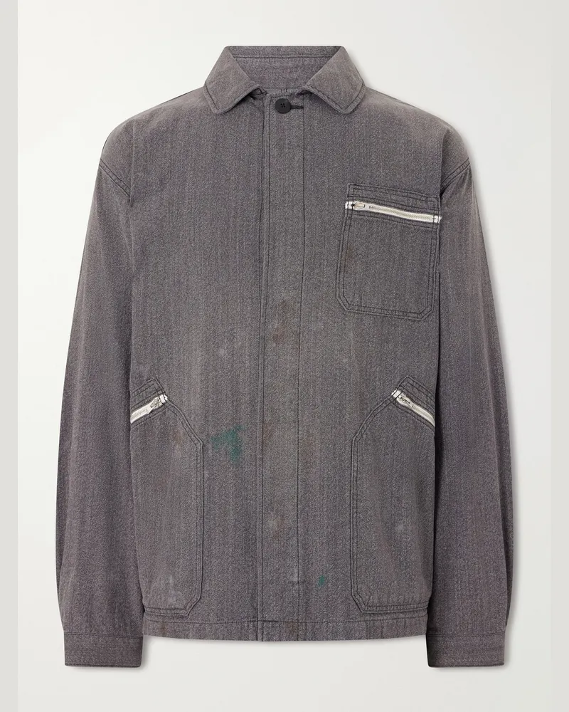 Visvim Eclair Denim Jacket Gray