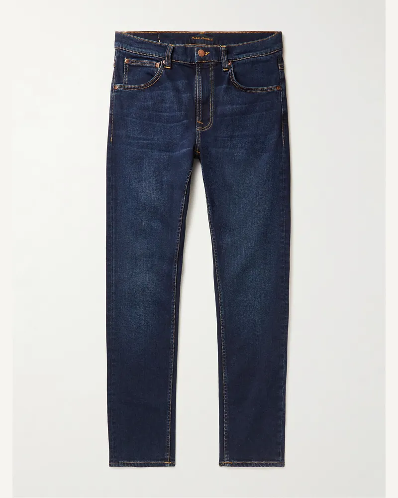 Nudie Jeans Lean Dean Slim-Fit Organic Jeans Blue