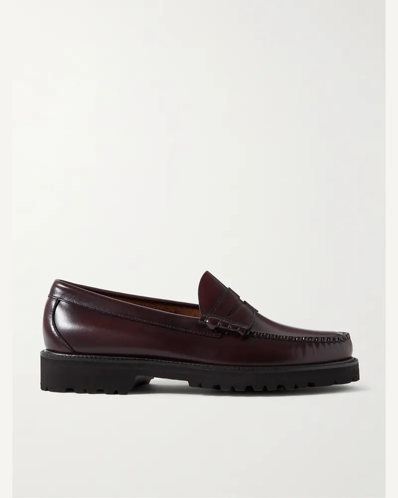 G.H. Bass & Co. Weejuns 90 Larson Pennyloafers aus Leder Burgunder