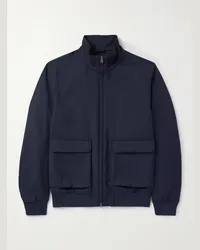 Herno Blouson aus Schurwolle Blau