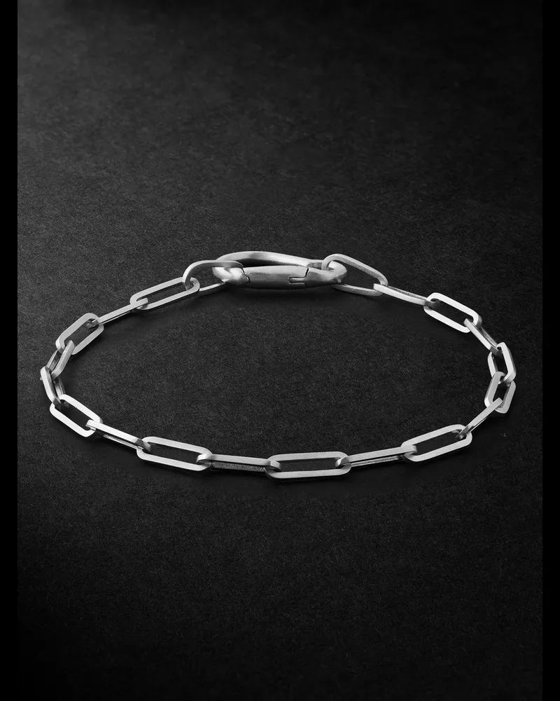 MATEO Silver Chain Bracelet Silver
