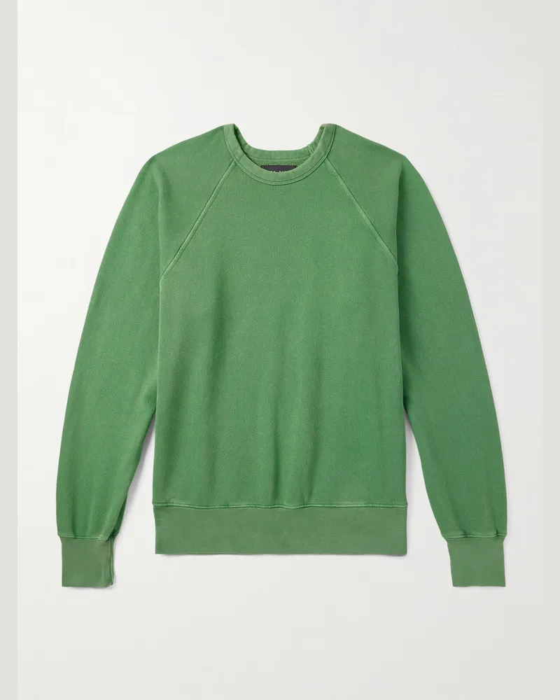 LES TIEN Sweatshirt aus Baumwoll-Jersey Grün