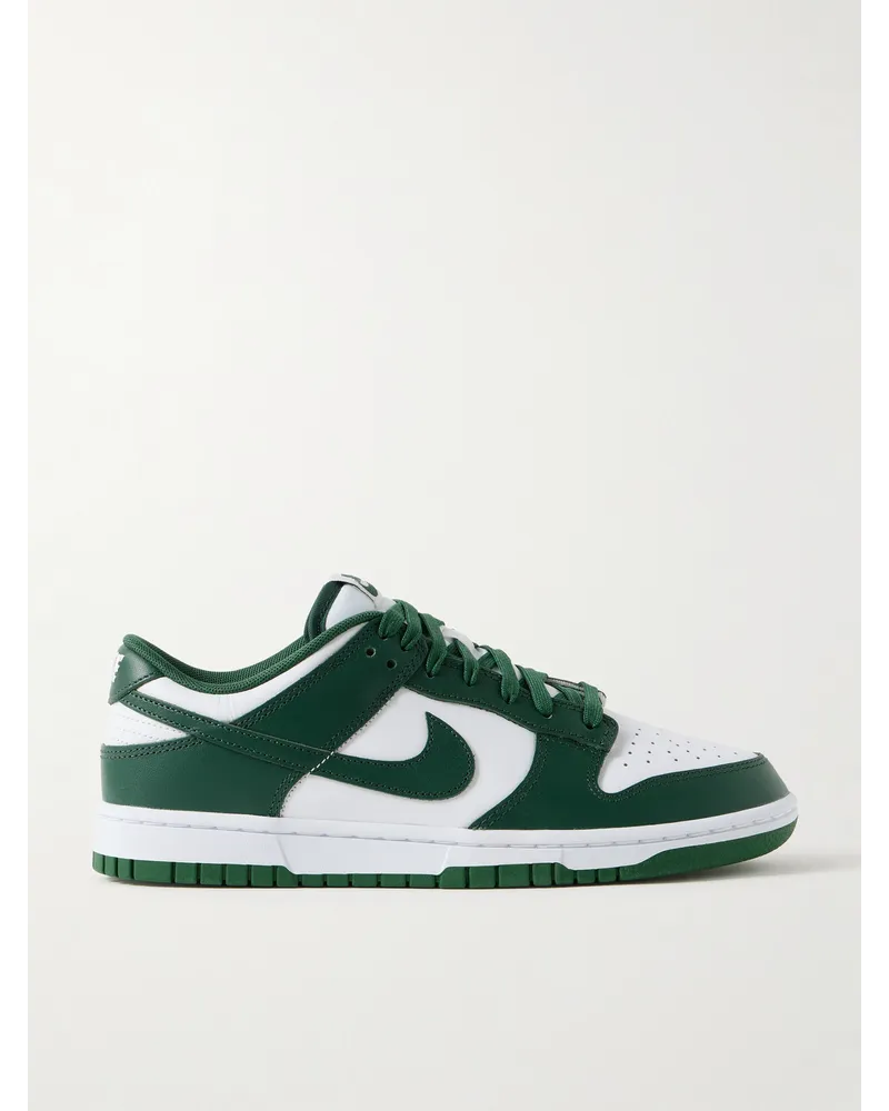 Nike Dunk Low Sneakers aus Leder Weiß