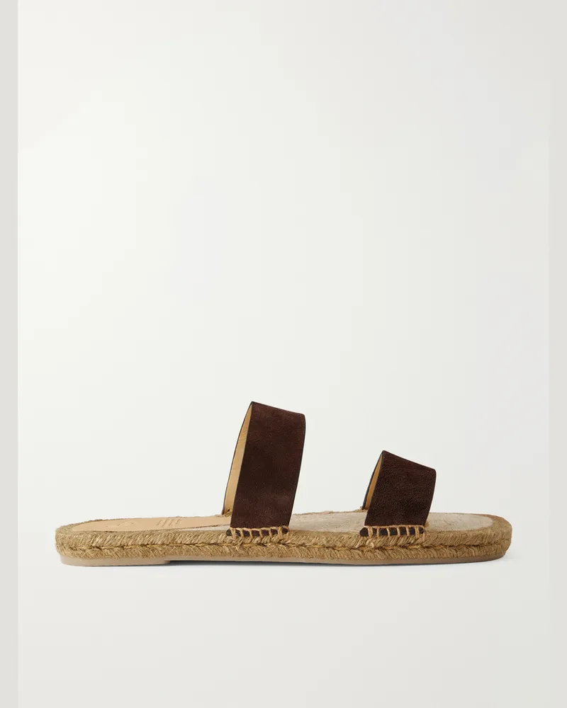 Castañer Kenny Suede Sandals Brown