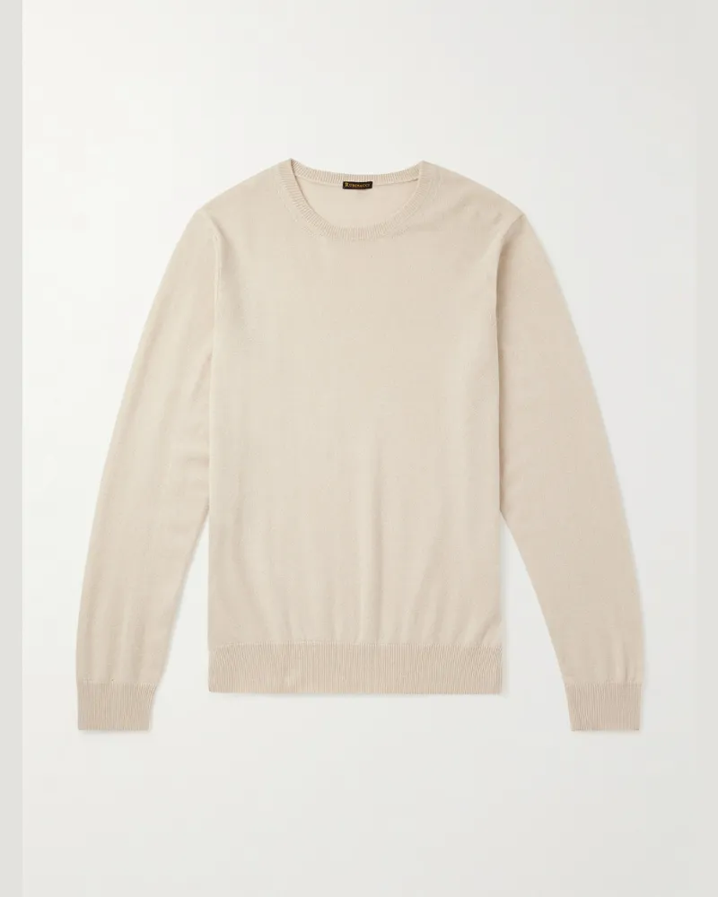 Rubinacci Pullover aus Kaschmir Neutral