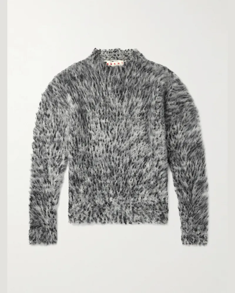 Marni Pullover aus einer Alpakawollmischung Grau