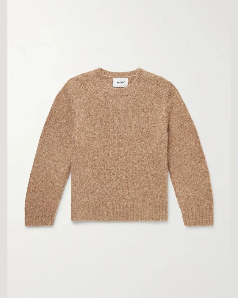 Corridor Wool-Blend Sweater Brown