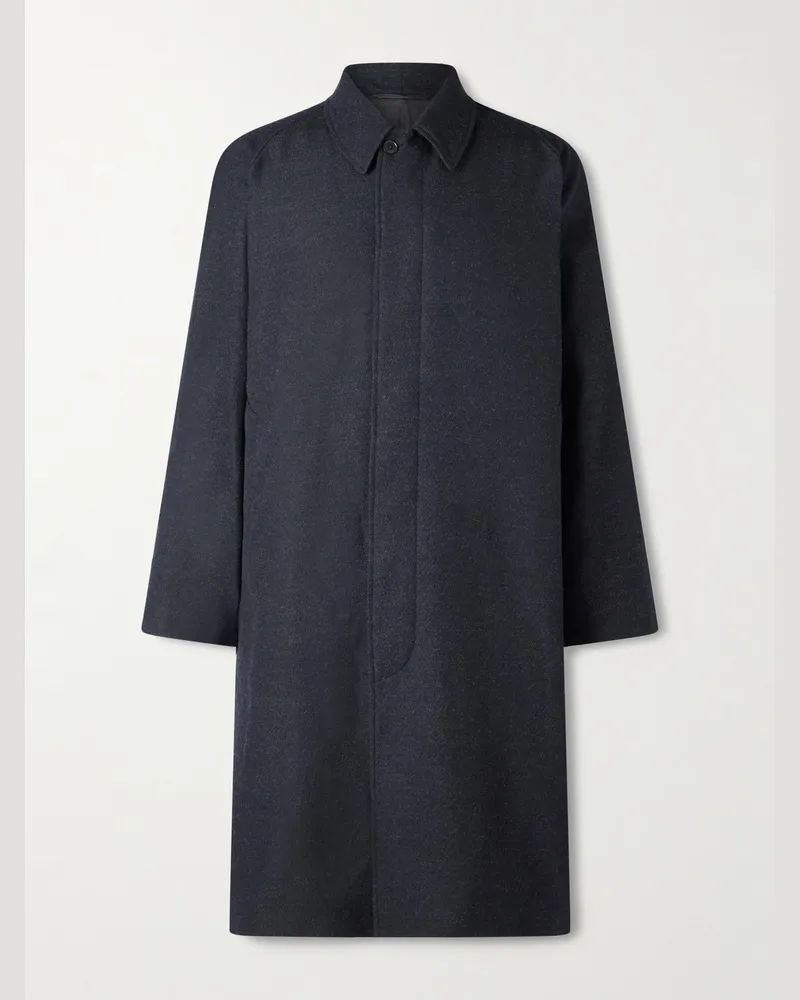 Kaptain Sunshine Walker Wool Coat Blue