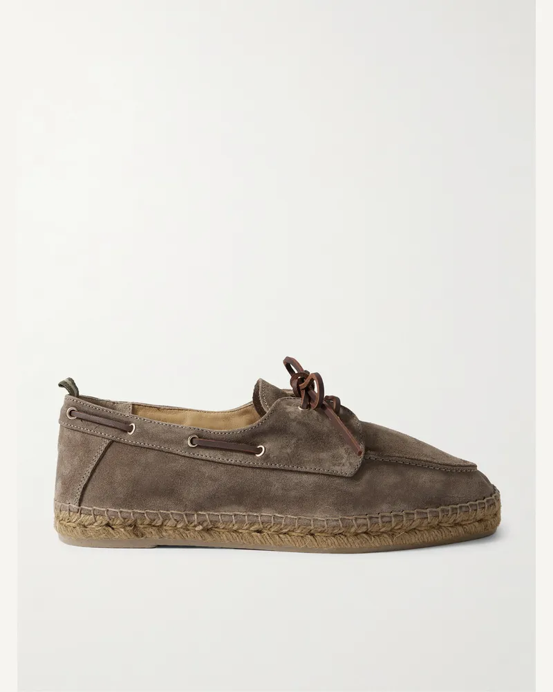 Castañer Nemo Bootsschuhe aus Veloursleder Braun