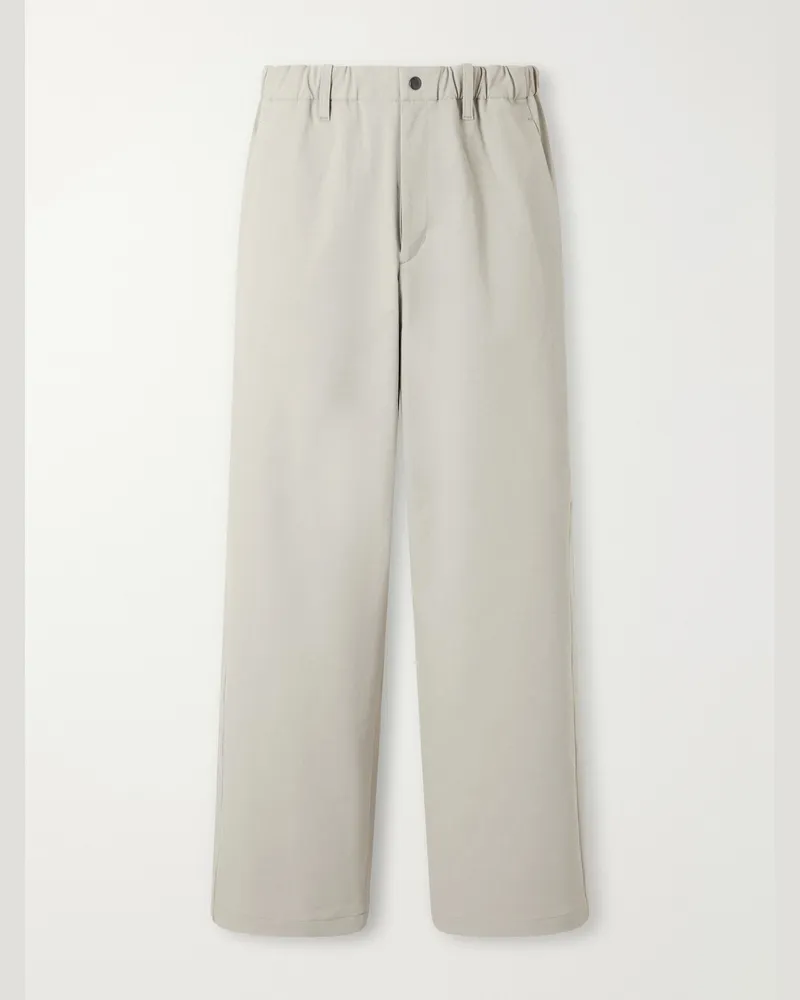 Goldwin Straight-Leg SOLOTEX® Gabardine Trousers Neutrals