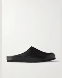 Common Projects Clogs aus Leder Schwarz