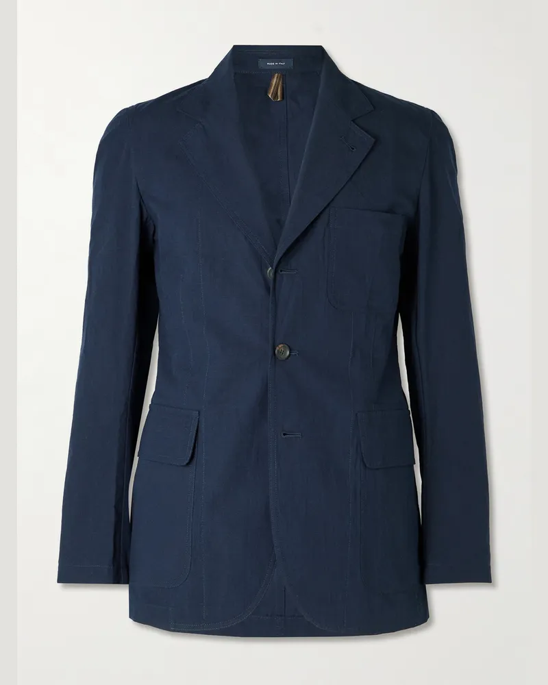 Drake's HIM Mk. I Games Unstructured Cotton-Ripstop Blazer Blue