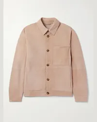 Baracuta Hemdjacke aus Veloursleder Neutral