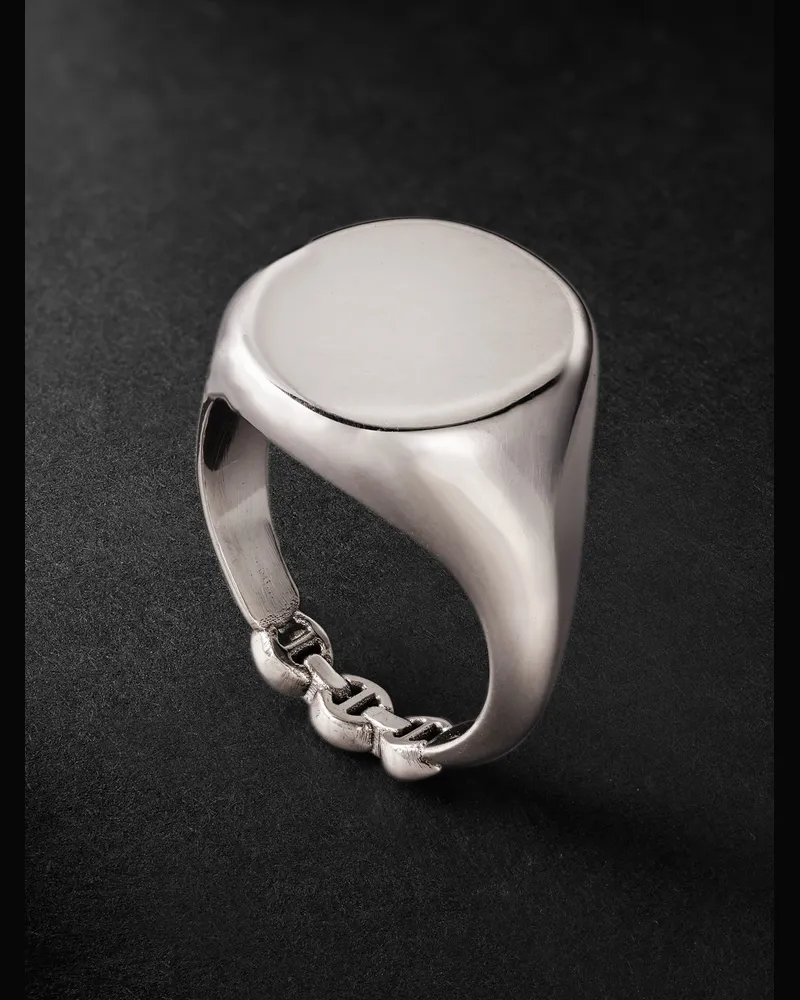 HOORSENBUHS Sterling Silver Signet Ring Silver