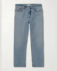 AGOLDE Curtis schmal und gerade geschnittene Jeans in Distressed-Optik Blau