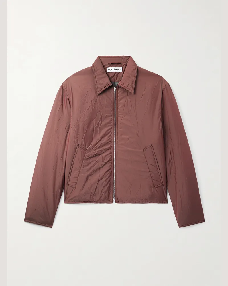 Our Legacy Slight Jacke aus changierendem Shell Pink
