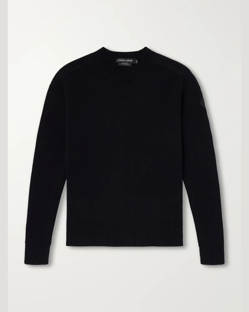 Canada Goose Matawin Wool Sweater Black
