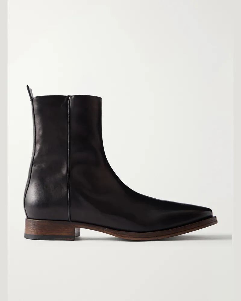 Acne Studios Bebe Leather Chelsea Boots Black