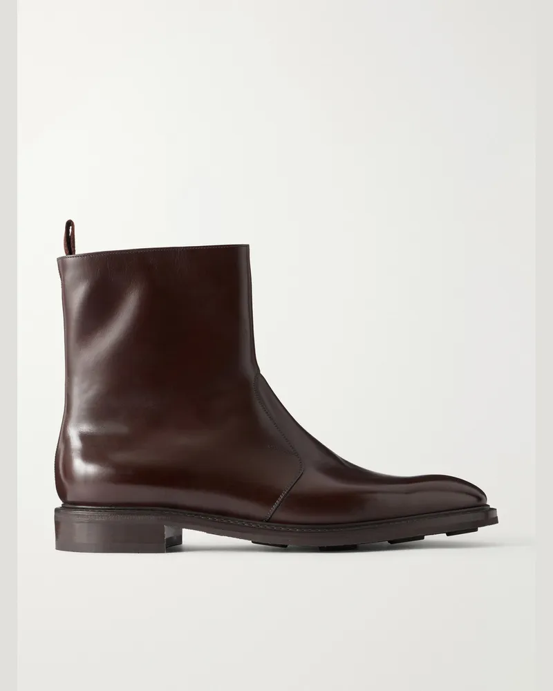 John Lobb Regi Leather Chelsea Boots Brown