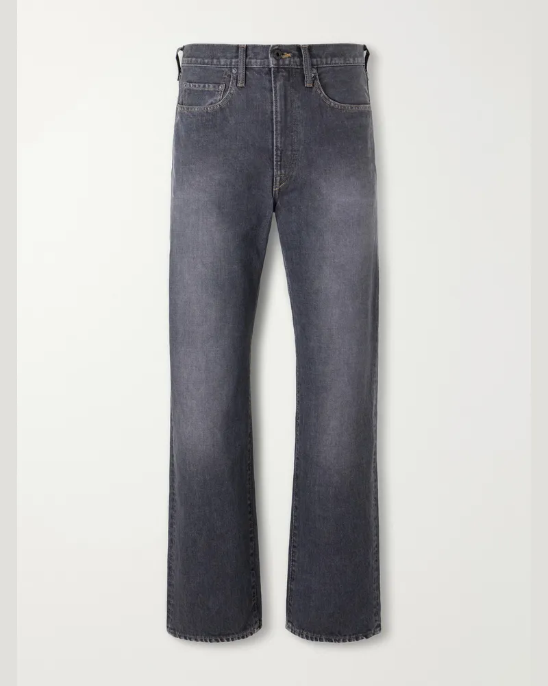 KAPITAL Straight-Leg Jeans Black