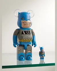 BE@RBRICK Batman The Dark Knight Triumphant 100% + 400% Dekofiguren aus bedrucktem PVC Blau