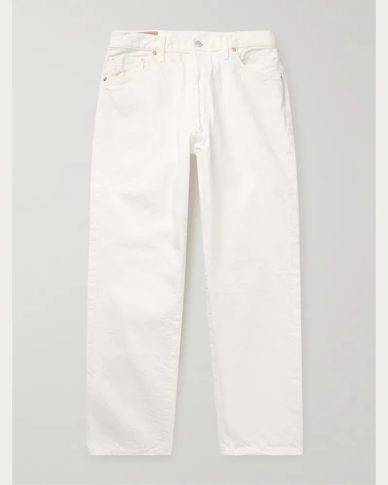 Kaptain Sunshine Gerade geschnittene Jeans Weiß