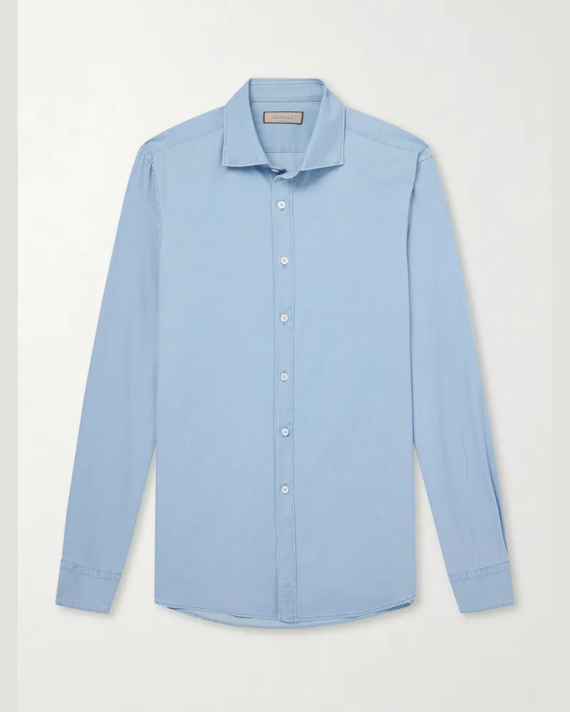 Canali Denim Shirt Blue
