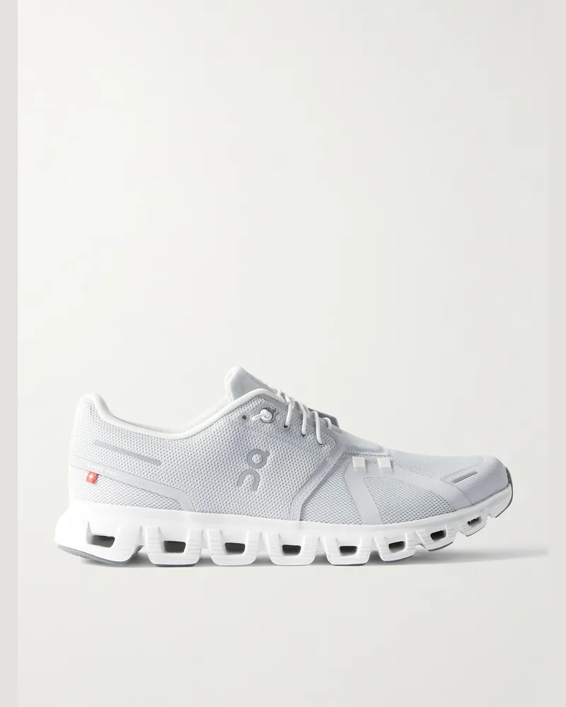 ON Cloud 6 Slip-s aus Mesh mit Gummibesatz Grau