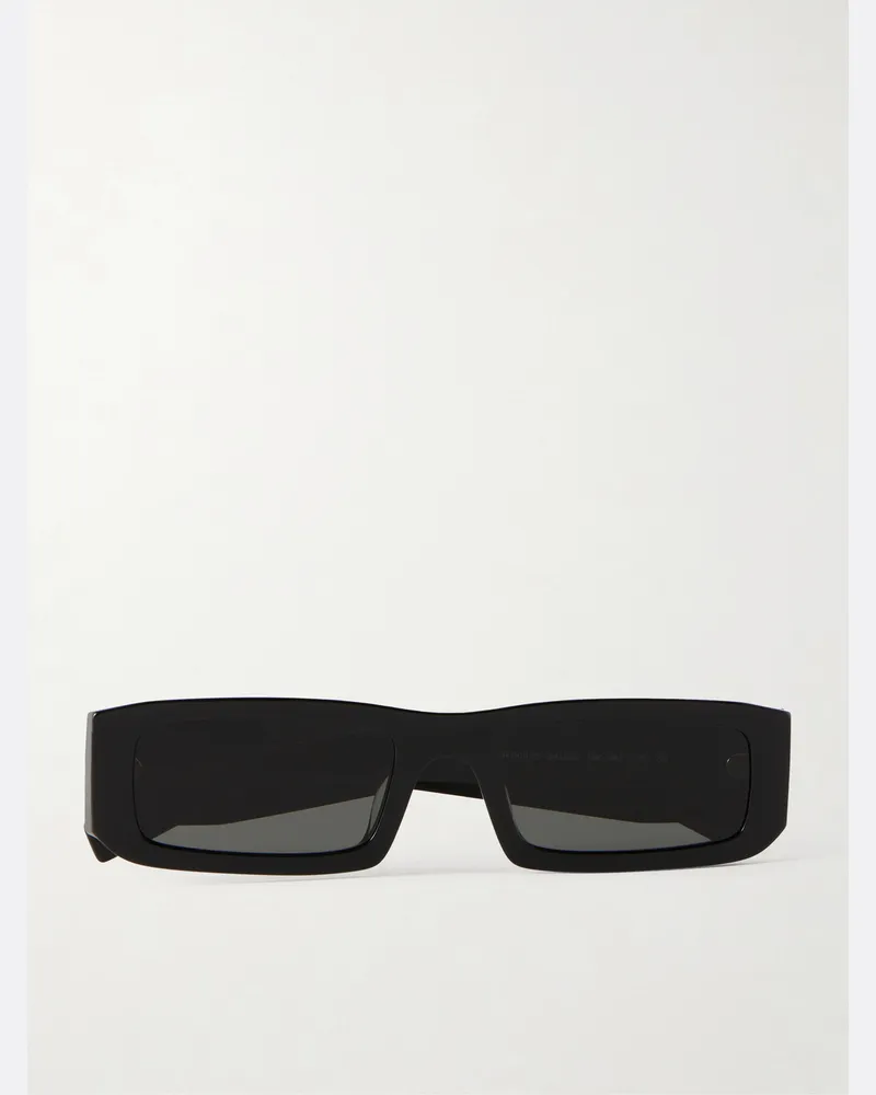 Prada Square-Frame Acetate Sunglasses Black